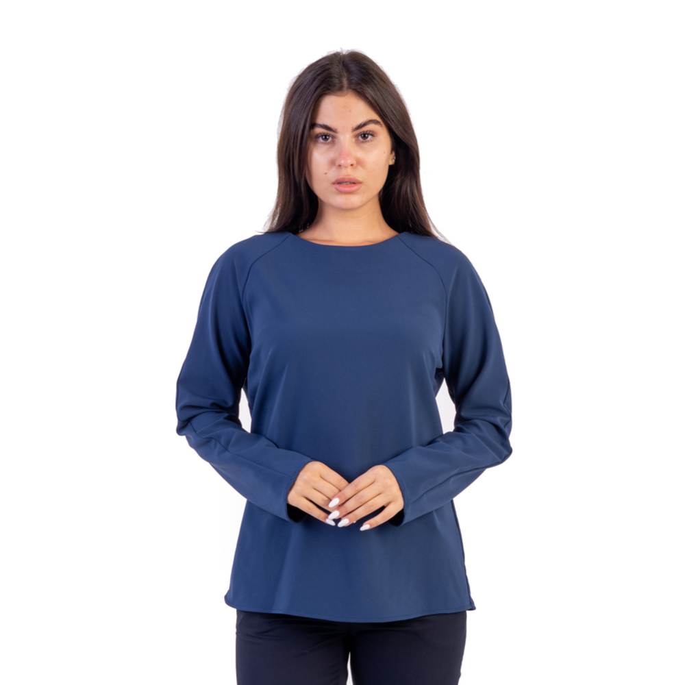 Network Blouse Women size M Navy